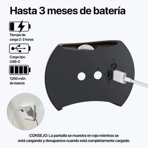 Pack de 2 Lámparas para Interiores Luz Led Recargable USB-C con Sensor de Movimiento TIenda Clik