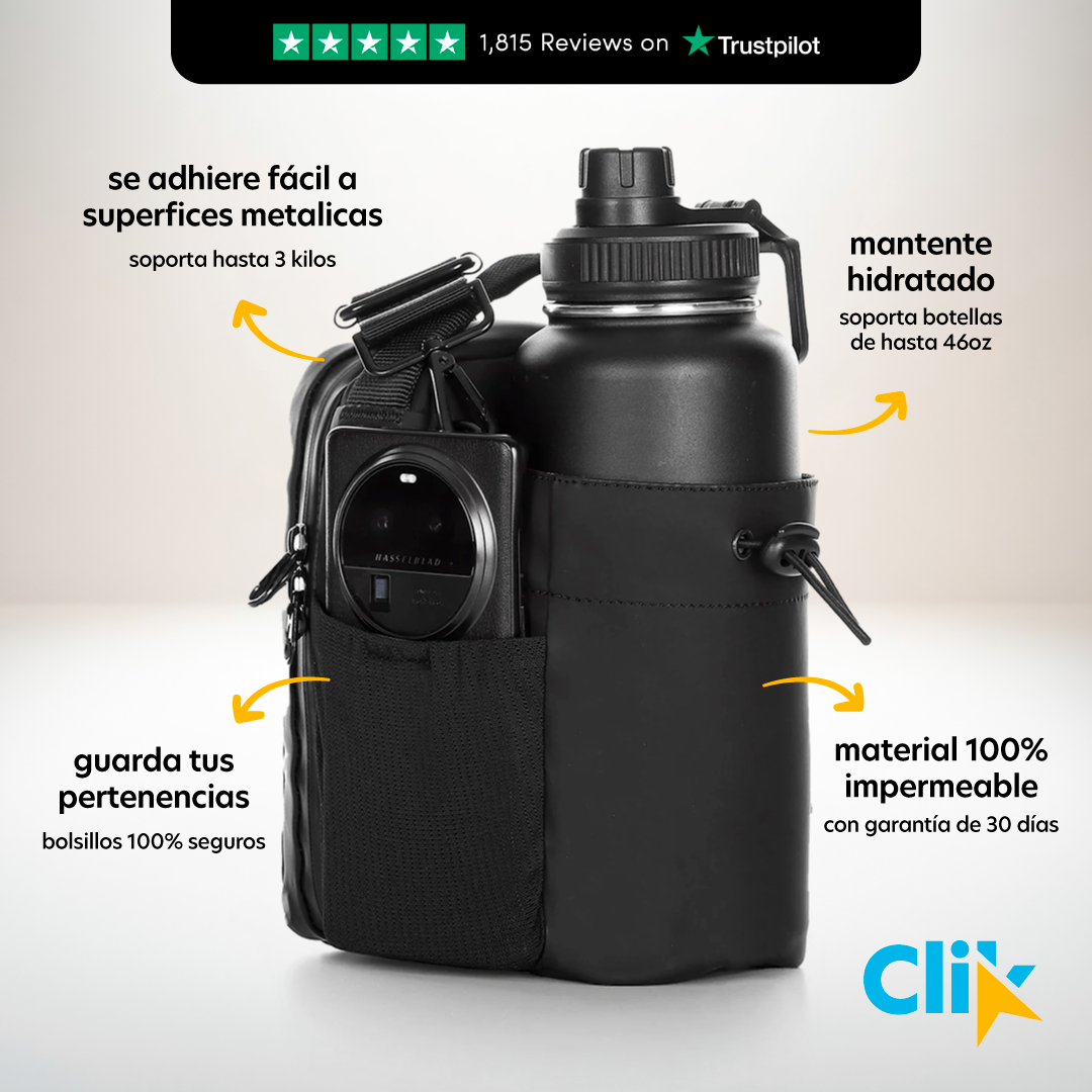 Bolso Magnético - Manos libres. Tus cosas seguras.